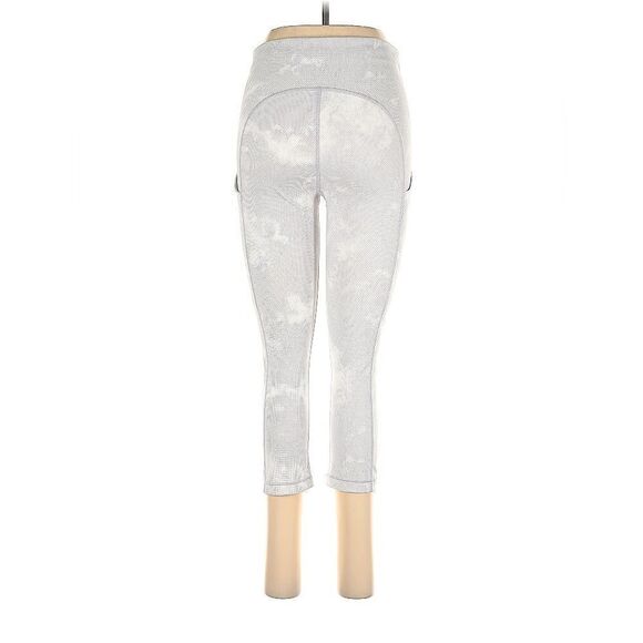 Athleta Large Ultimate Stash Pocket Printed Capri Cropped Leg Workout Tights - Picture 2 of 10